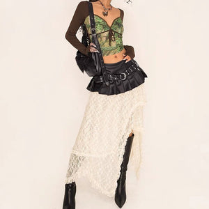 VILZSTUDIOS Vegan leather mini skirt from VILZSTUDIOS