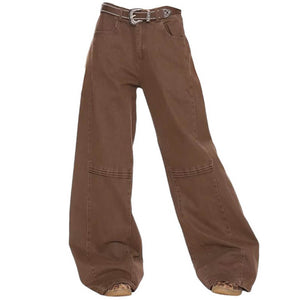 VILZSTUDIOS Wide-leg trousers with high-rise fit and flared legs