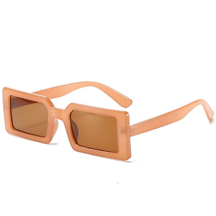 VILZSTUDIOS Stylish oversized rectangular sunglasses with tinted lenses