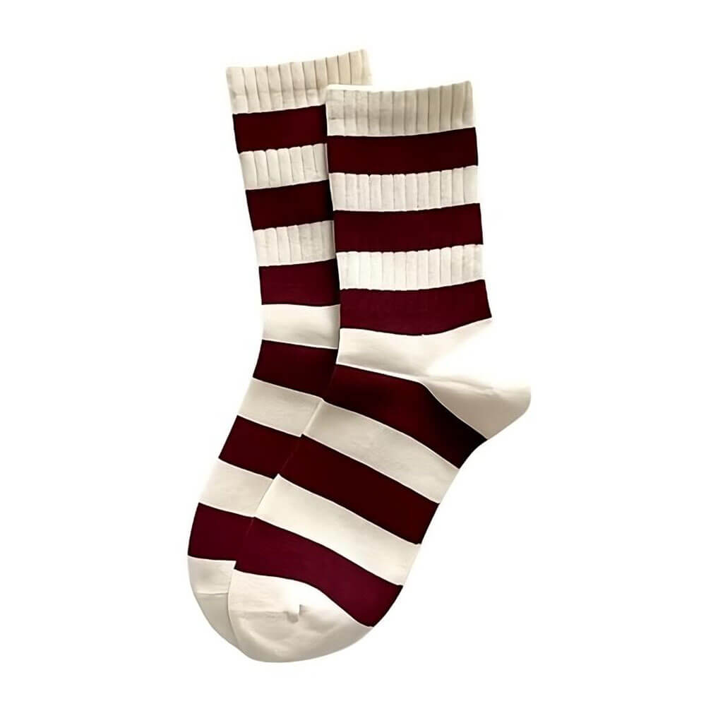 VILZSTUDIOS comfortable striped socks for everyday wear
