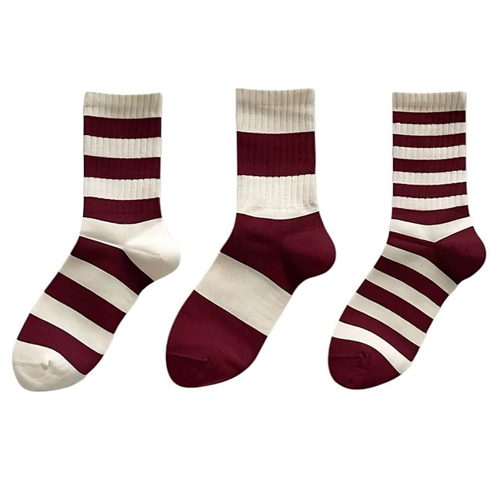 VILZSTUDIOS comfortable striped socks for everyday wear