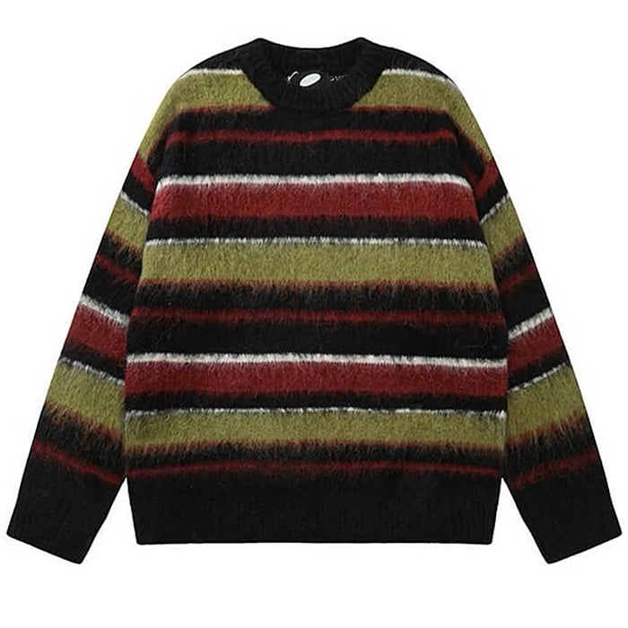 VILZSTUDIOS Striped oversized sweater for casual wear