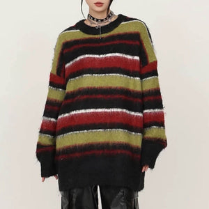 VILZSTUDIOS Striped oversized sweater for casual wear