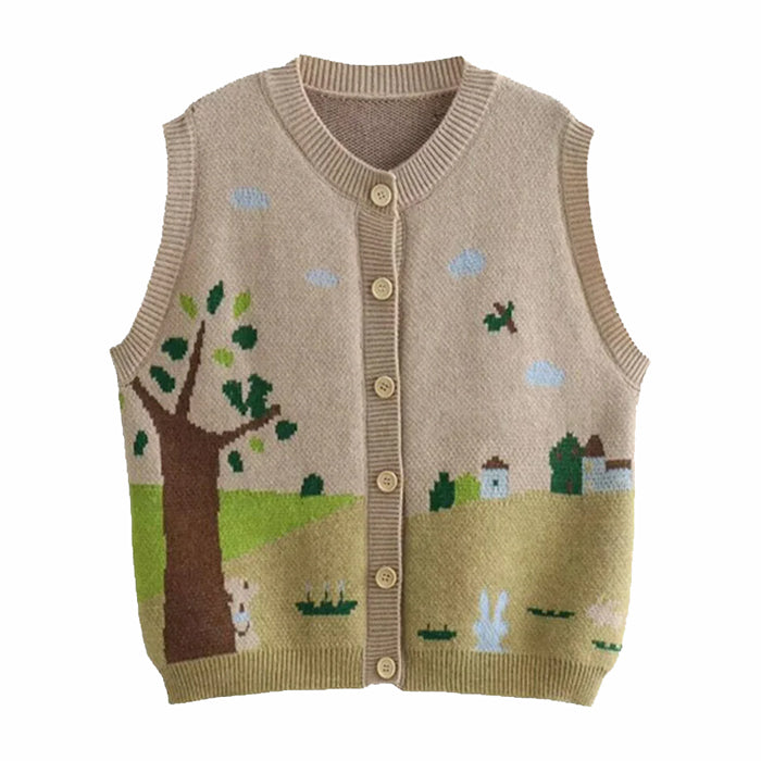 VILZSTUDIOS Stylish button up vest for streetwear fashion
