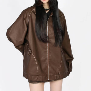 VILZSTUDIOS Stylish bomber jacket with collar