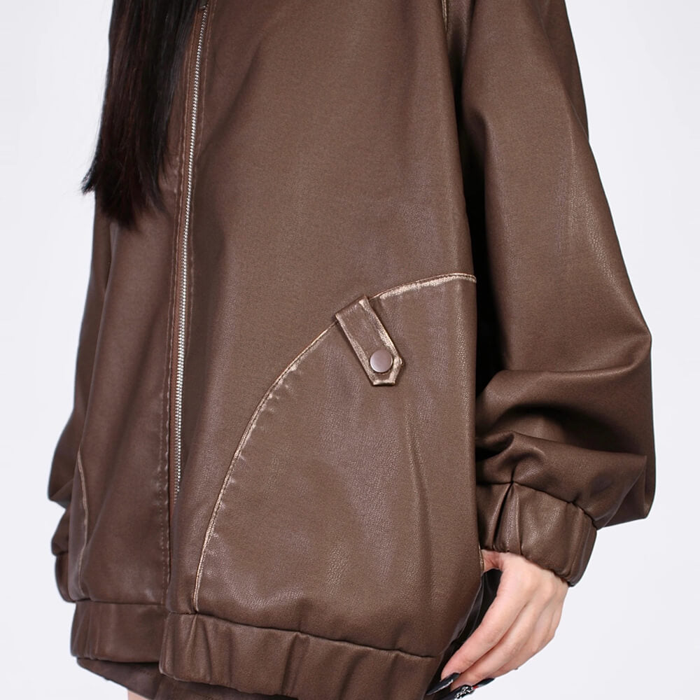 VILZSTUDIOS Stylish bomber jacket with collar