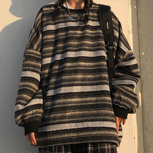 VILZSTUDIOS Cozy knit sweater for streetwear fashion