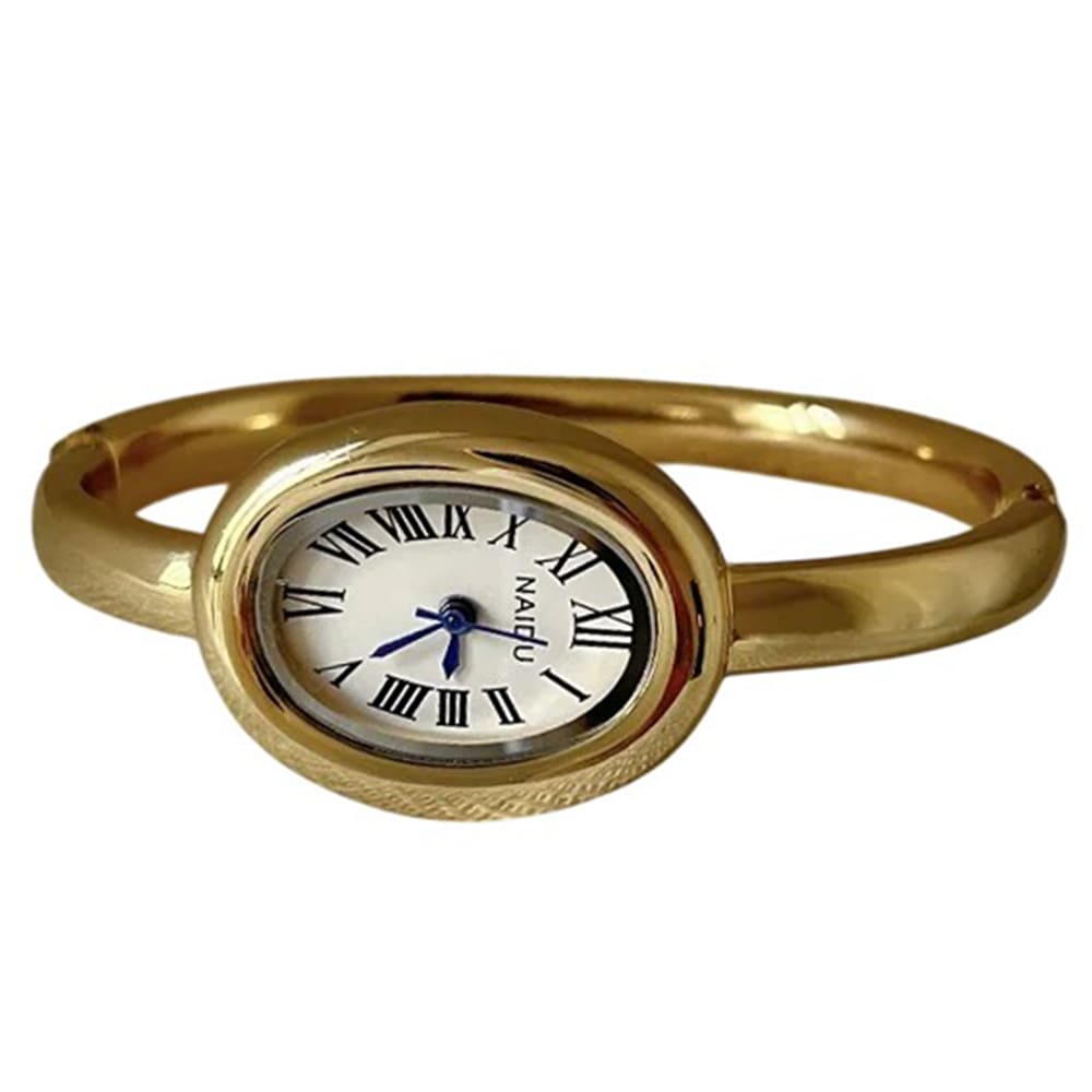 VILZSTUDIOS Stylish oval watch bracelet in zinc alloy
