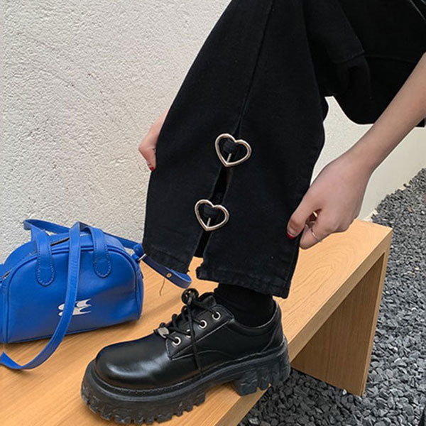 VILZSTUDIOS Retro flare slit jeans