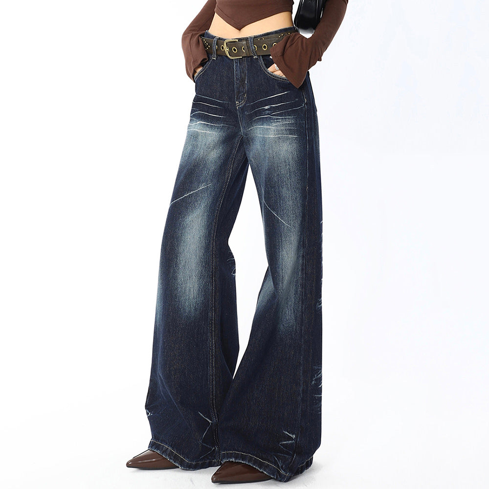 VILZSTUDIOS Flared denim jeans for streetwear fashion
