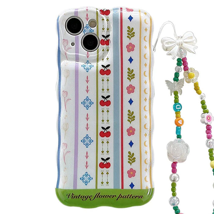 VILZSTUDIOS Floral pattern phone case for stylish protection