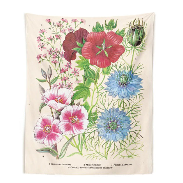 VILZSTUDIOS Floral wall hanging for home decor