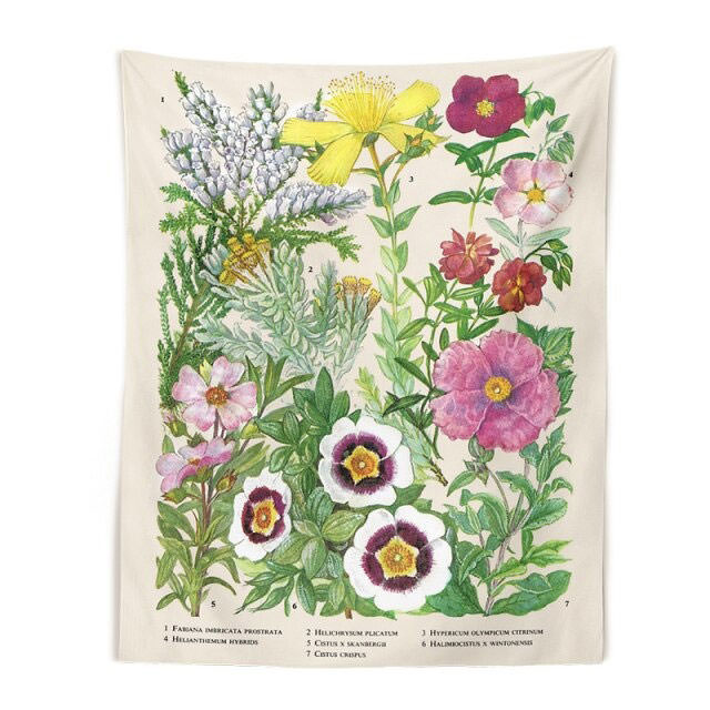 VILZSTUDIOS Floral wall hanging for home decor