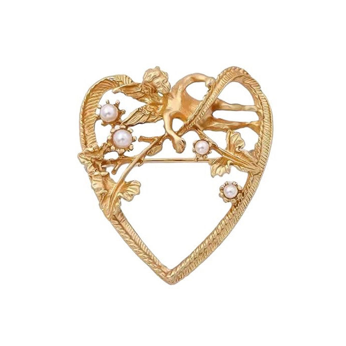 VILZSTUDIOS Stylish angel brooch for fashion enthusiasts