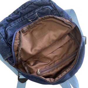 VILZSTUDIOS Denim backpack for fashion-forward individuals