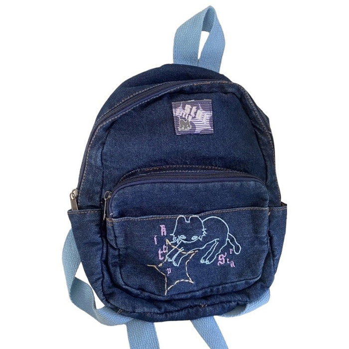 VILZSTUDIOS Denim backpack for fashion-forward individuals