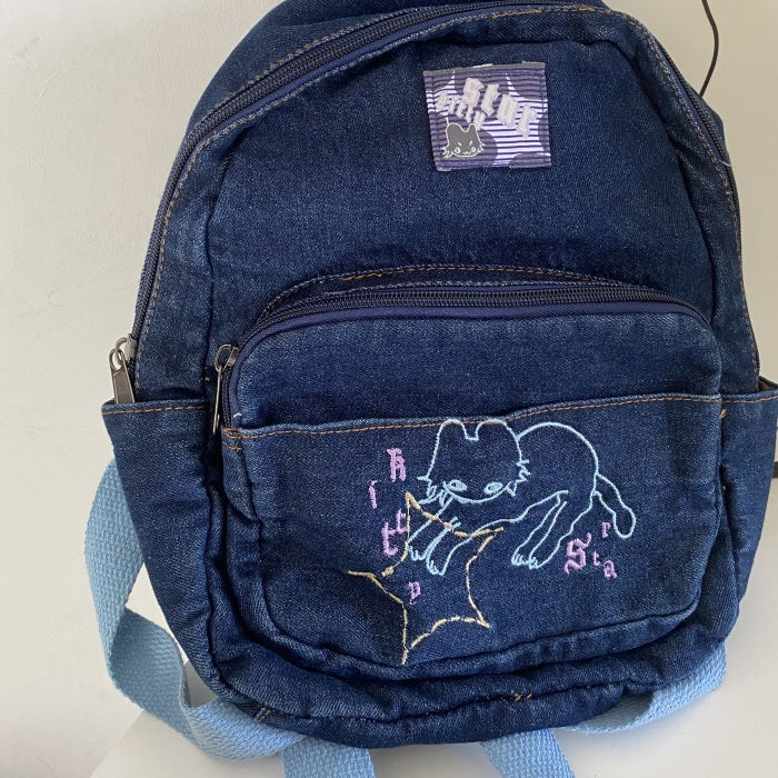 VILZSTUDIOS Denim backpack for fashion-forward individuals