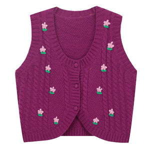 VILZSTUDIOS Stylish knit vest for streetwear fashion