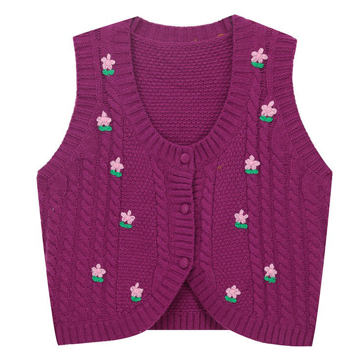 VILZSTUDIOS Stylish knit vest for streetwear fashion