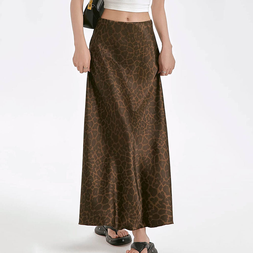 VILZSTUDIOS Leopard print maxi skirt from VILZSTUDIOS