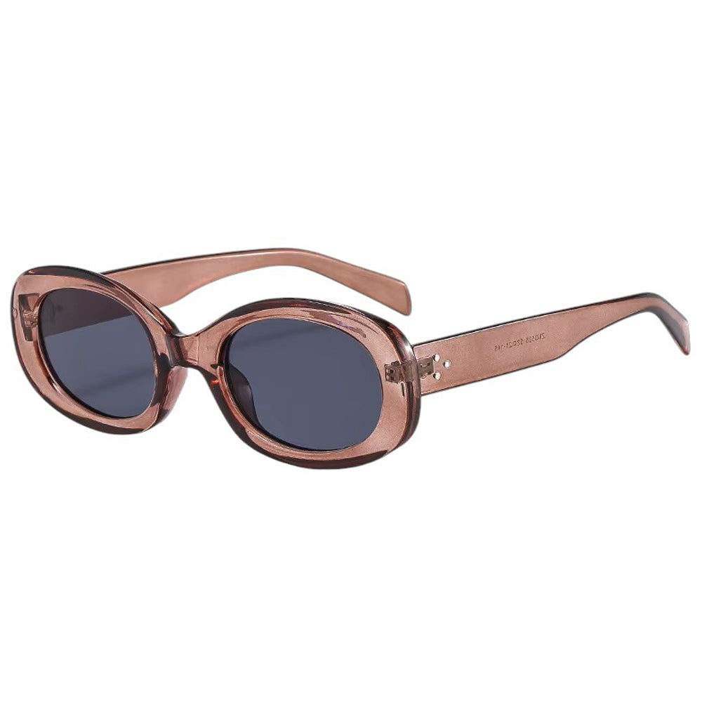 VILZSTUDIOS Stylish retro oval frame sunglasses