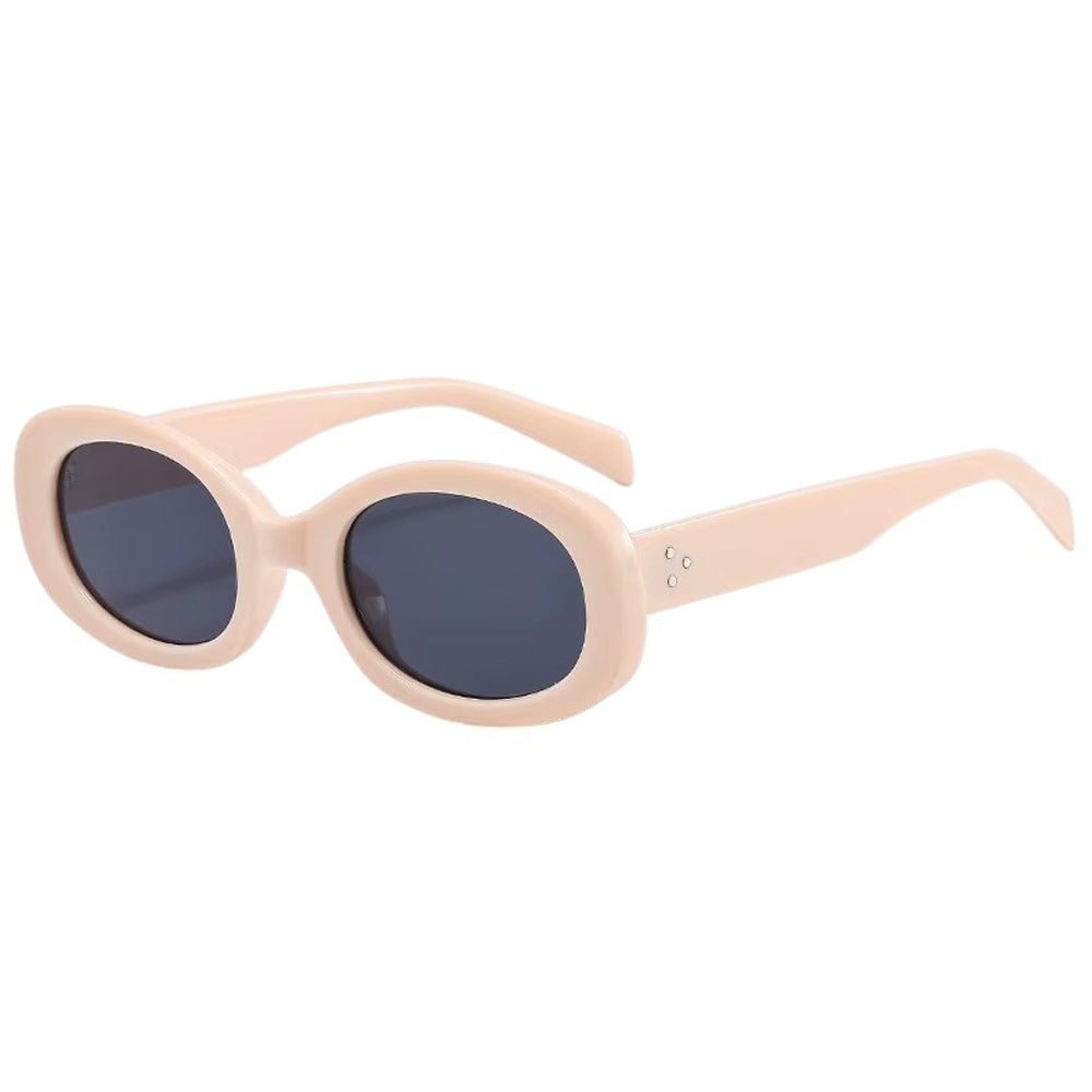 VILZSTUDIOS Stylish retro oval frame sunglasses