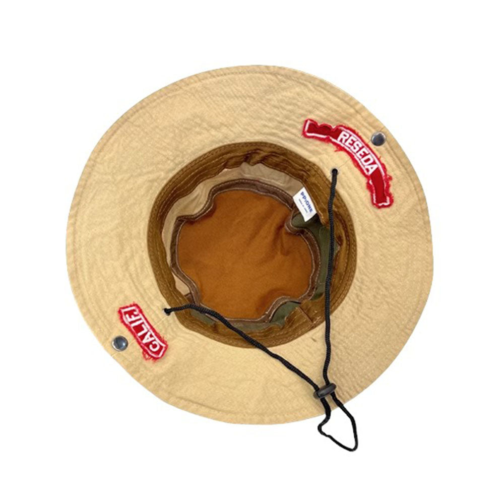 VILZSTUDIOS Stylish retro patchwork fishing cap from VILZSTUDIOS