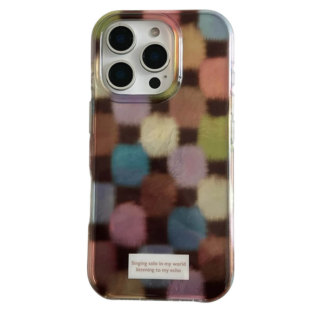 VILZSTUDIOS Stylish patchwork iPhone case