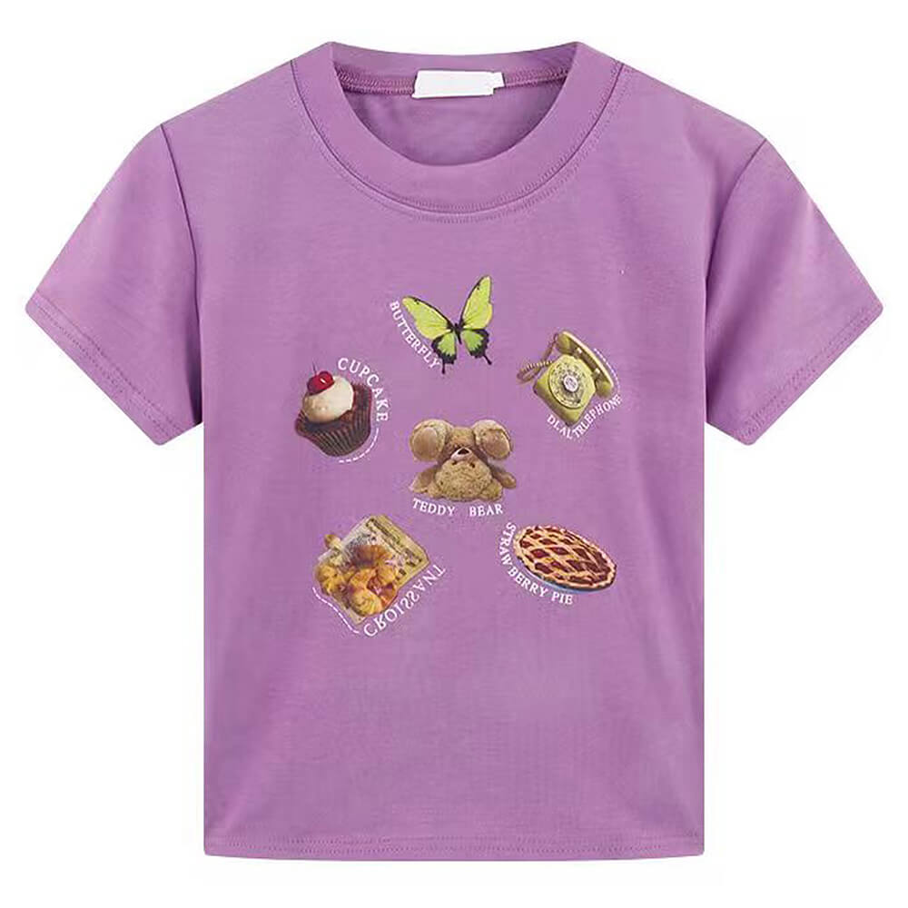 VILZSTUDIOS Retro graphic tee with playful prints