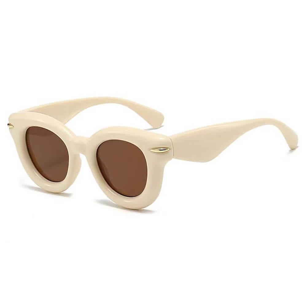 VILZSTUDIOS Stylish retro round frame sunglasses
