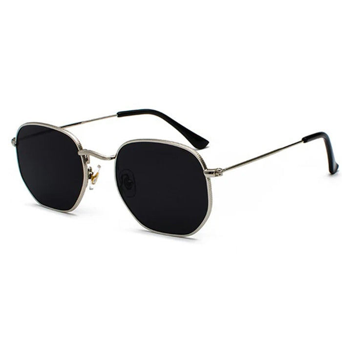 VILZSTUDIOS Retro Round Metal Sunglasses