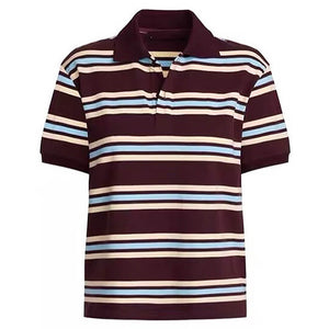 VILZSTUDIOS Retro striped polo shirt for casual wear