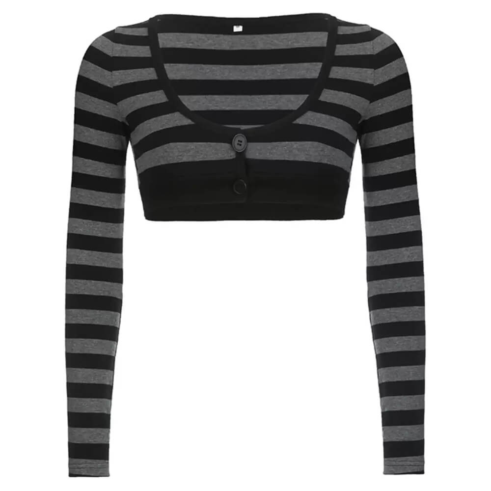VILZSTUDIOS Striped long sleeve top from VILZSTUDIOS