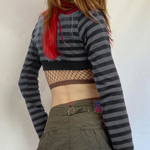 VILZSTUDIOS Striped long sleeve top from VILZSTUDIOS