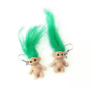 VILZSTUDIOS Stylish retro troll earrings for fashion lovers