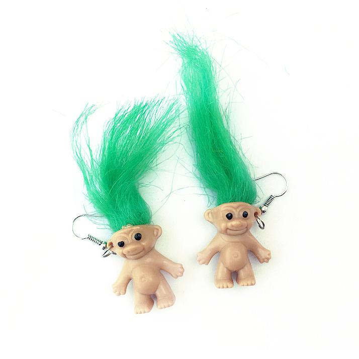 VILZSTUDIOS Stylish retro troll earrings for fashion lovers