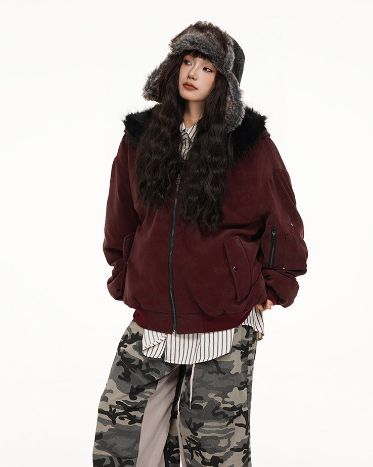 VILZSTUDIOS Stylish reversible bomber jacket by VILZSTUDIOS