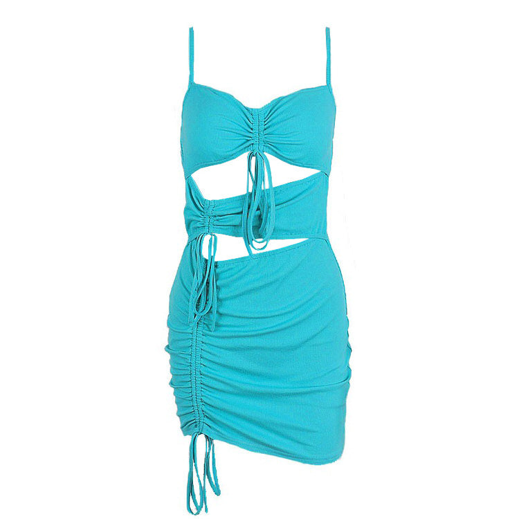 VILZSTUDIOS Textured ribbed dress suitable for various occasions
