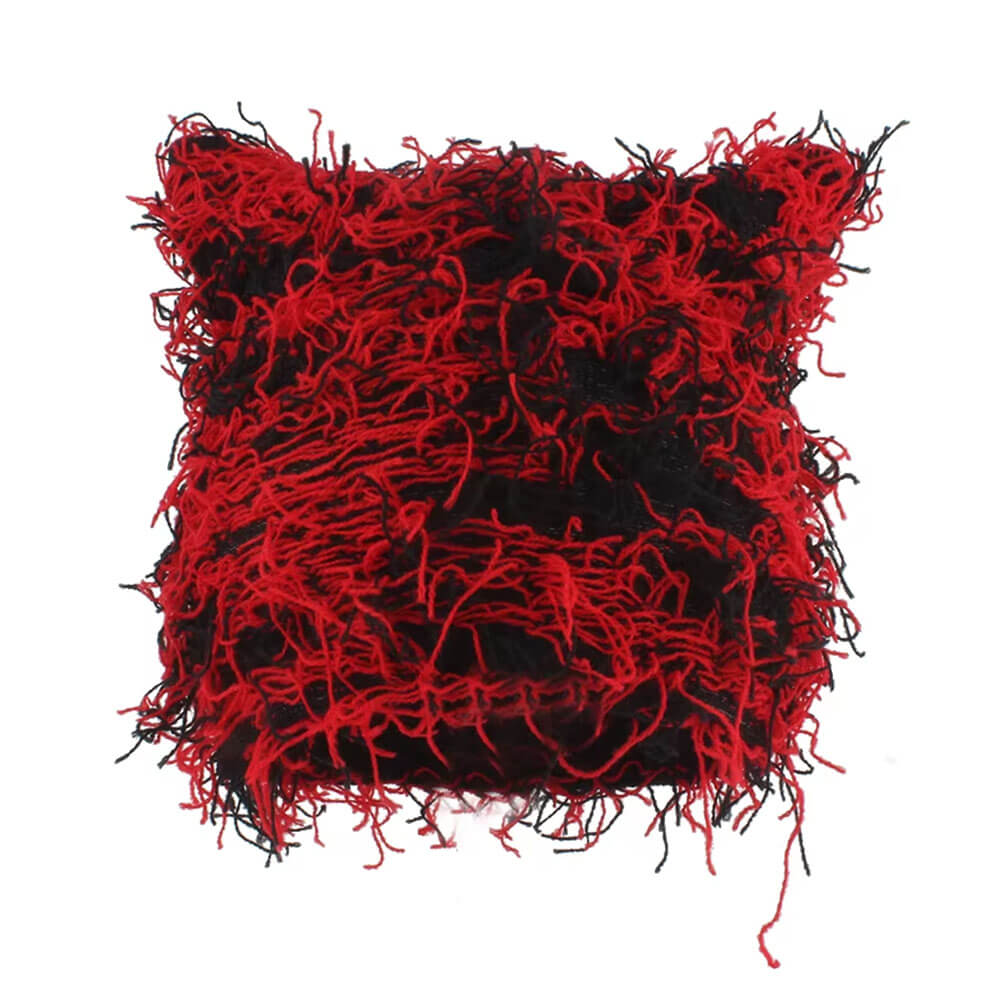 VILZSTUDIOS Ripped cat ear beanie accessory