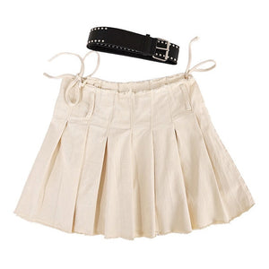 VILZSTUDIOS Ripped mini skirt from VILZSTUDIOS