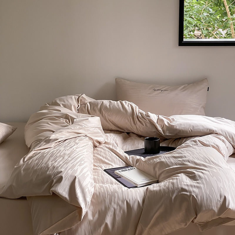Ripple Jacquard Duvet Cover Set