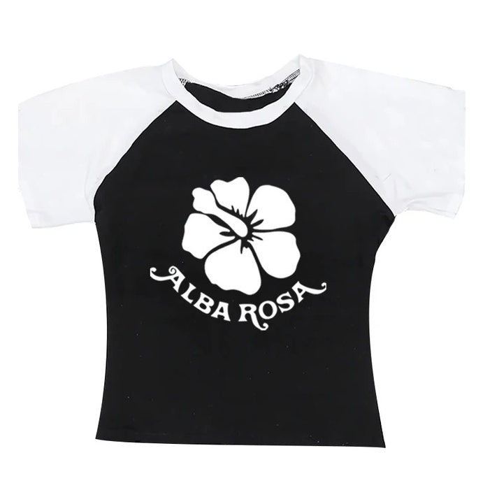 VILZSTUDIOS Fashionable Y2K baby tee with graphic design
