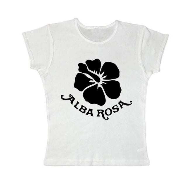 VILZSTUDIOS Fashionable Y2K baby tee with graphic design