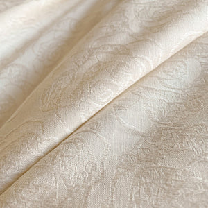 VILZSTUDIOS champagne rose jacquard satin duvet cover set with matching pillowcases