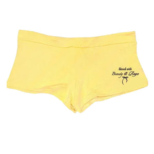 VILZSTUDIOS Y2K-inspired micro shorts from VILZSTUDIOS