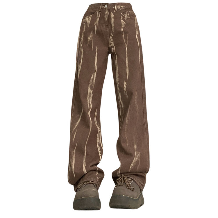 VILZSTUDIOS Brown denim jeans from VILZSTUDIOS