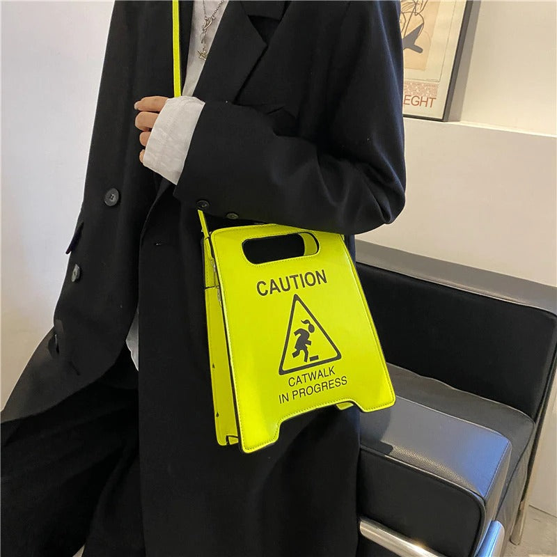 VILZSTUDIOS Vibrant neon handbag made of vegan leather