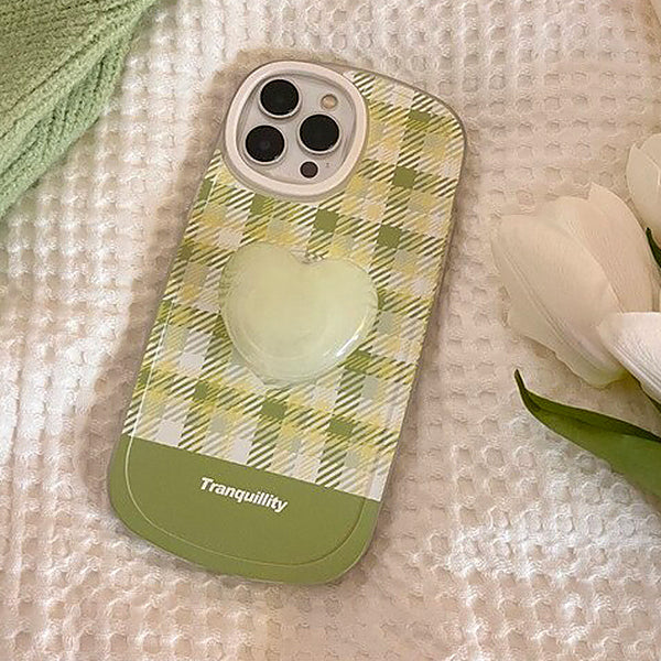 VILZSTUDIOS Generic phone case with gingham pattern