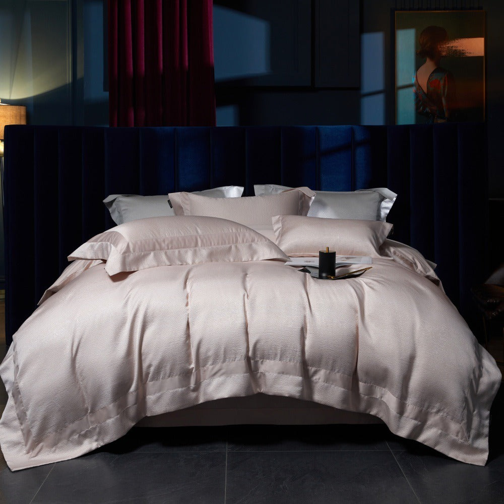 Satin Border Duvet Cover Set