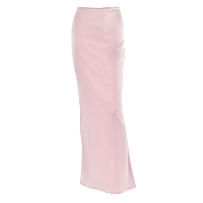 VILZSTUDIOS Satin maxi skirt for stylish outfits